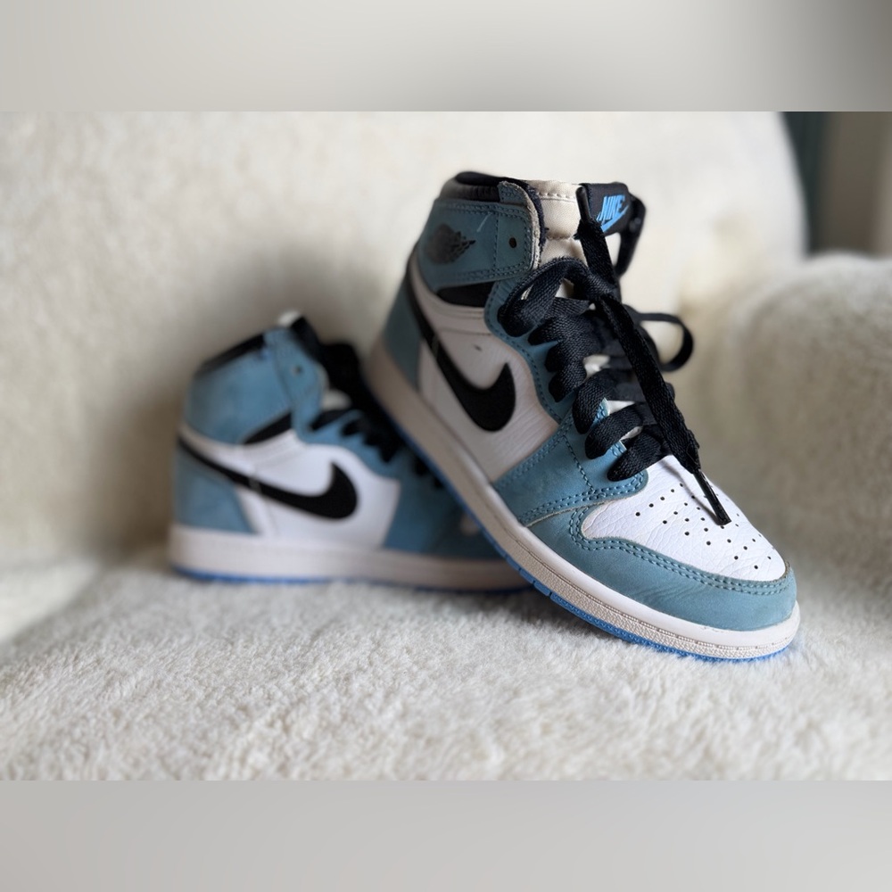 Air Jordan Kids' Sneakers - Black, Blue, and White